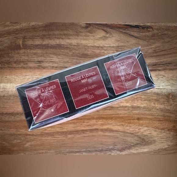 Gucci Rouge à Lèvres Matte Lipstick Trio - Red, Brown, Pink - Picture 4 of 9